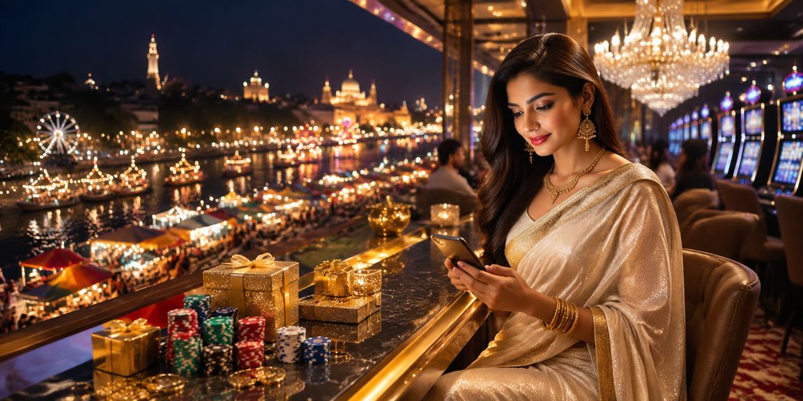 ময়মনসিংহে শাড়ি পরিহিতা একজন নারী মোবাইলে ক্যাসিনো ব্যবহার করছেন