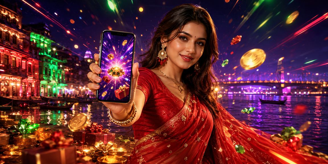 নারায়ণগঞ্জে শাড়ি পরিহিতা নারী ডিপোজিট বোনাস দেখছেন মোবাইলে